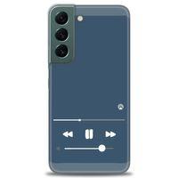 Samsung Galaxy S22 Kılıf HD Baskılı Kılıf - Müzik Çalar + Tam Ekran Koruyucu
