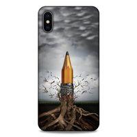 Lopard Apple iPhone XS Max Uyumlu Kılıf Manipülasyon ☻ (50) Shockproof Kılıf Desenli
