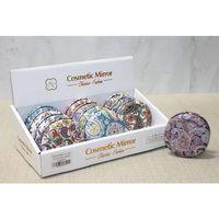 Taşlı Yuvarlak El Aynası Kalın