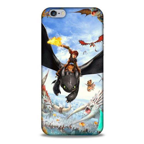 Apple Iphone 6S Kılıf Dragons (32) Soft Silikon Kılıf Ejderhanı Nasıl Eğitirsin