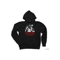 Stranger Things Casts Siyah Kapşonlu Sweatshirt Hoodie
