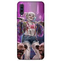Samsung Galaxy A70s Uyumlu Kılıf Harley Quinn (35) Fit Design Kılıf Lavanta pembesi