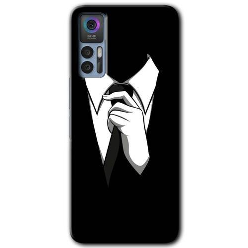 TCL 30 Kılıf HD Desen Baskılı Arka Kapak - Smokin