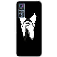 TCL 30 Kılıf HD Desen Baskılı Arka Kapak - Smokin