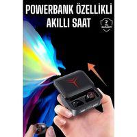 Powerbankli Kulaklık Bluetooth Bağlantılı Çoklu Bağlantı