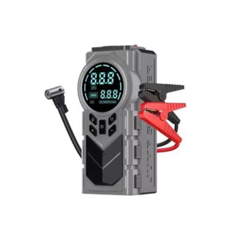 Şarjlı 8.000 Mah Taşınabilir Çanta Araç Akü Şarj Takviyeli Işıklı Hava Kompresörü Powerbankli