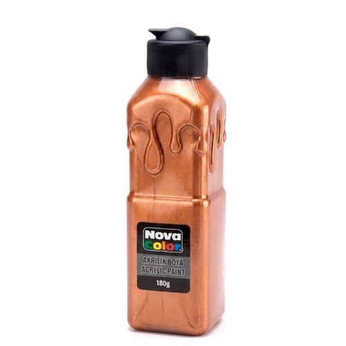 Nova Color Metalik Akrilik Boya 180Gr Bakır - 3 adet