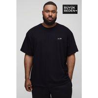 Erkek Büyük Beden Air Baskılı Bisiklet Yaka Tshırt SPR25BTS901