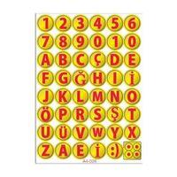 SEVGENT A4 Sticker 026 Tek Paket Çoklu