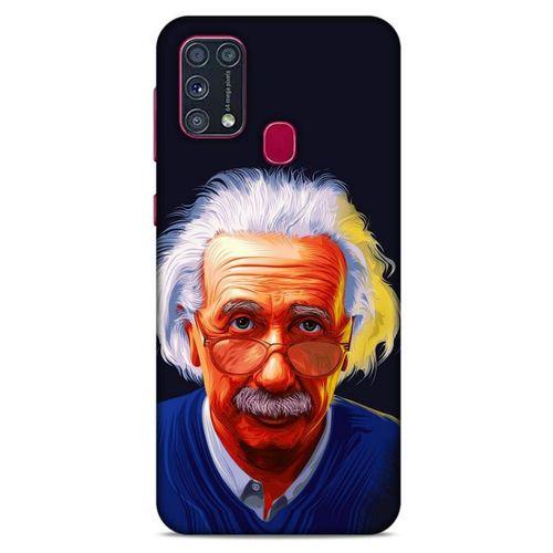 Samsung Galaxy M31 Kılıf Almanya (37) Silicone Cover Einstein