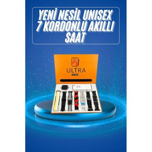 Akıllı Saat Çağrı Cevaplayabilen Unısex 7 Kordonlu Müzik Dinleme