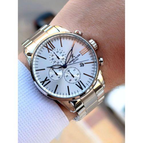 Daniel Klein Erkek Kol Saati 30 Metre Suya Dayanıklı Çelik Kordon + Bileklik Hediyeli VS.BLKT.0717