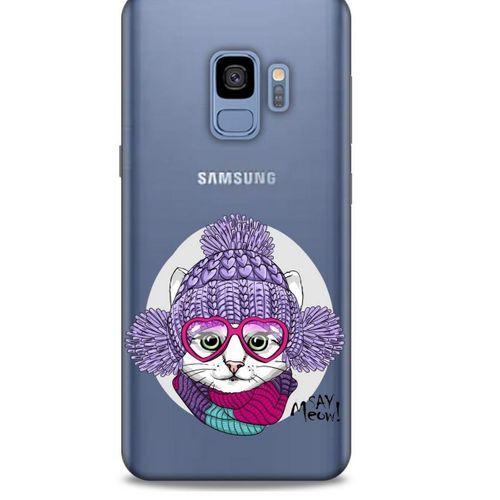 Zoologix (90) Samsung Galaxy S9 Şeffaf Kılıf Silikon Desenli