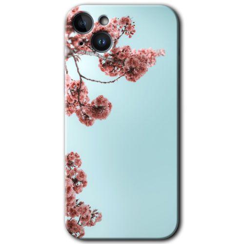 iPhone 14 Kılıf HD Desen Baskılı Arka Kapak - Japon Çiçeği