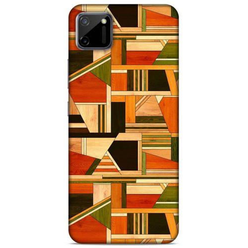 Lopard Oppo Realme C11 Uyumlu Kılıf Wood'X (45) Liquid Air Kılıf Baskılı