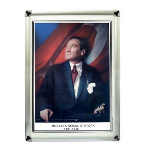 Akyazı Atatürk Portresi 35X50 - Metal Çerçeve