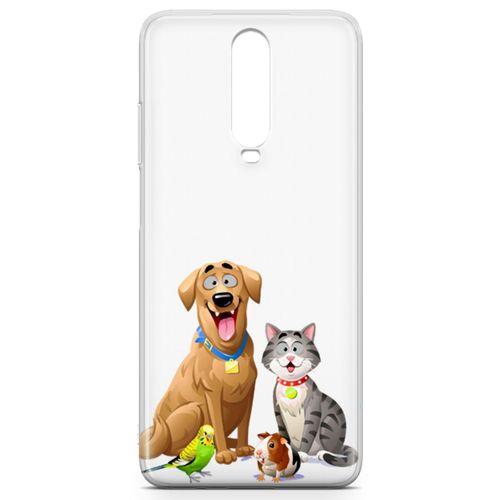 Xiaomi Redmi K30 Kılıf Gülen Patiler Arka Kapak Koruma Desenli Full Koruyucu