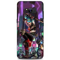 Samsung Galaxy S8 Plus Uyumlu Kılıf Harley Quinn (29) Arka Koruma Kılıfı Koyu haki