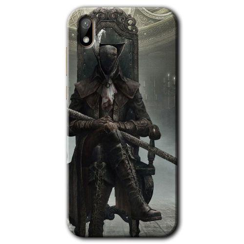 Potkal Hediye Fabrikası Huawei Y5 2019 HD Baskılı Kılıf + 9D Tam Ekran Koruyucu - Bloodborne Hunters