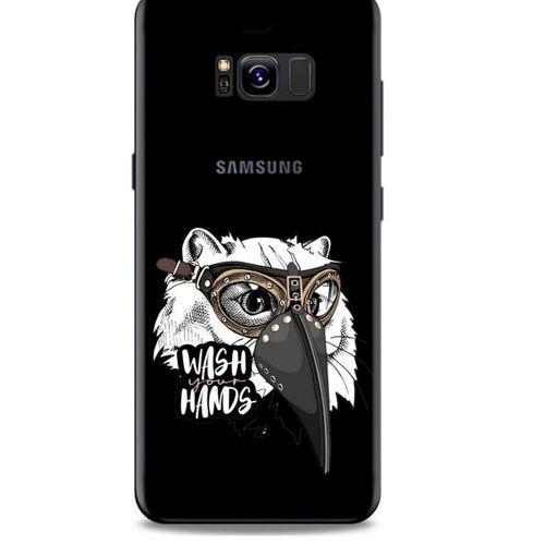 Zoologix (4) Samsung Galaxy S8 Plus Şeffaf Kılıf Silikon Desenli