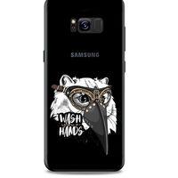 Zoologix (4) Samsung Galaxy S8 Plus Şeffaf Kılıf Silikon Desenli
