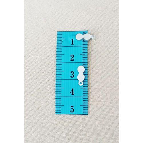 Oya Abiye Bileklik Kolye Pleksi Metalik Plastik Pul Gümüş Renk 8 gram 100 adet - BNC508