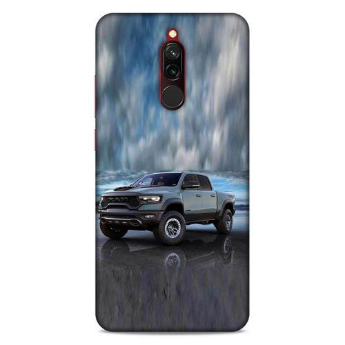 Lopard Xiaomi Redmi 8 Uyumlu Kılıf PickUpX (42) Rugged Armor Kılıf Bulut Mavi