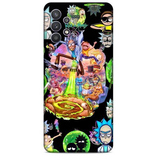 Samsung Galaxy A32 Uyumlu Kılıf Rick And Morty (39) Liquid Crystal Kılıf Shadow Council