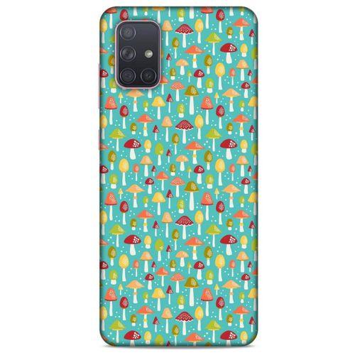 Frutix Mantar 01 Samsung Galaxy A71 Kılıf Desenli Silikon