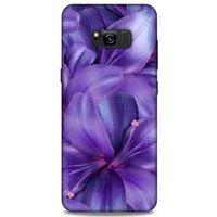 Samsung Galaxy S8 Plus Uyumlu Kılıf Mor Delisi (35) Fit Design Kılıf Tomurcuk