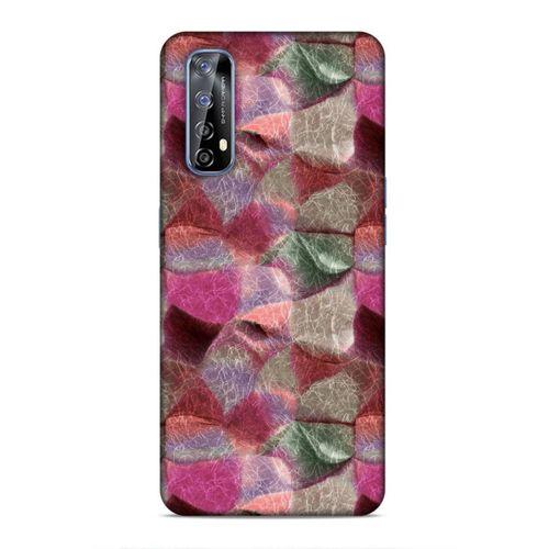 Huawei P Smart 2021 Uyumlu Kılıf Romans (30) Silicone Case Pembe Yeşil