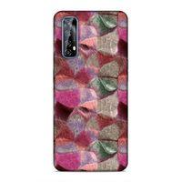 Huawei P Smart 2021 Uyumlu Kılıf Romans (30) Silicone Case Pembe Yeşil