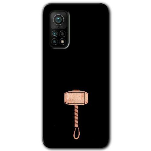 BeRa Aksesuar Xiaomi Mi 10T Pro Kılıf Baskılı Kapak - Thor Çekiç +Tam Kaplayan Mat Seramik