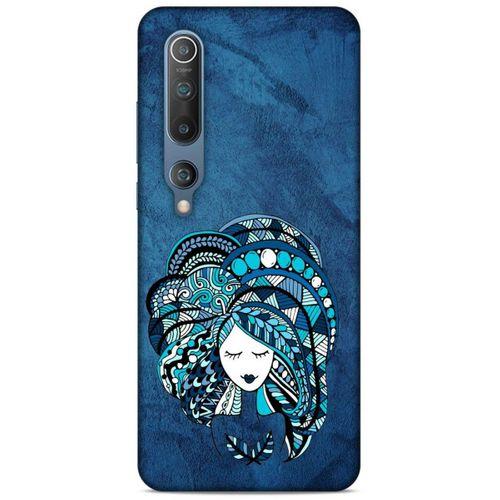 Lopard Xiaomi Mi 10 Uyumlu Kılıf Sürreal Yüzler ♀ (35) Fit Design Kılıf Baskılı