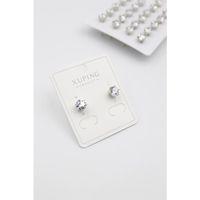 Büyük Boy Zirkon Taşlı Tektaş  Küpe - Gümüş