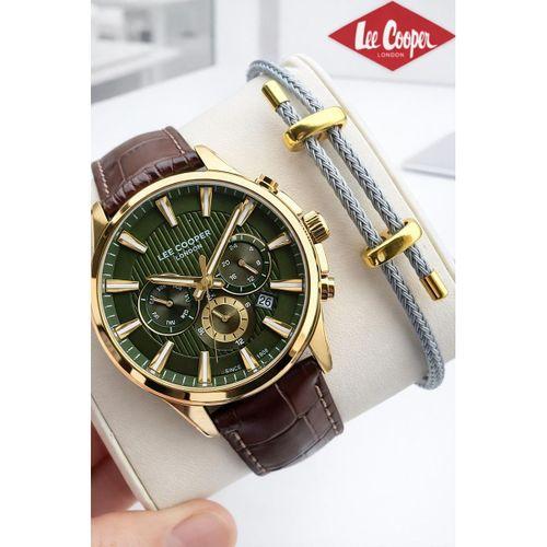 Lee Cooper Deri Kordon İç Fonksiyonları Aktif 5 Atm Suya Dayanıklı Erkek Kol Saati ELC.08239.174