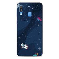 Samsung Galaxy A40 Uyumlu Kılıf Mavi Delisi (23) Ultra Koruma Kılıfı Nasa