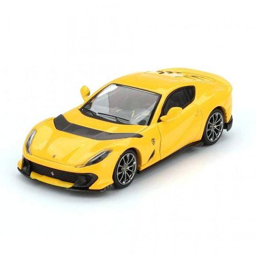 Eğitici Oyuncak Mini GT 1/64 BBR Ferrari 812 Competizione Giallo Modena