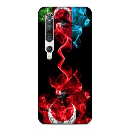 Xiaomi Mi 10 Pro Uyumlu Kılıf Azarbaijan (12) Koruyucu Silikon Azerbaycan Türk Bayrakları
