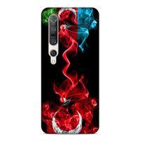 Xiaomi Mi 10 Pro Uyumlu Kılıf Azarbaijan (12) Koruyucu Silikon Azerbaycan Türk Bayrakları