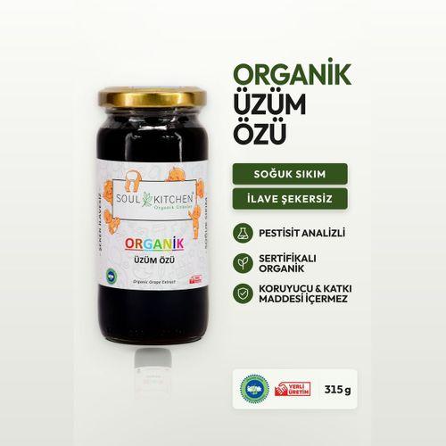 Organik Üzüm Özü 315gr (Soğuk Sıkım) (Şeker İlavesiz)
