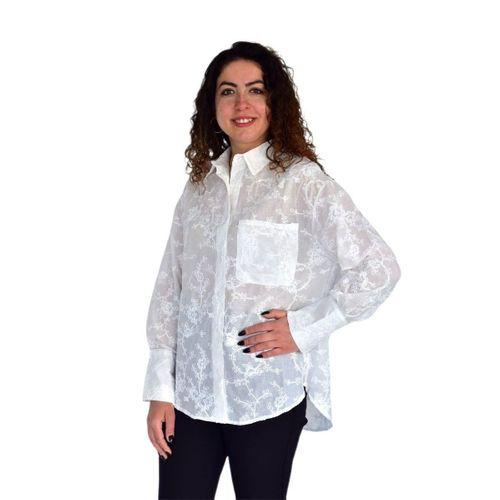 Kadın Yazlık Otantik Çiçekli Gömlek BGL-ST04249