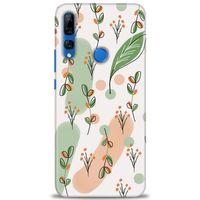 Huawei Y9 Prime 2019 Kılıf HD Baskılı Kılıf - Flower Pattern + Tam Ekran Koruyucu