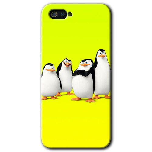 Realme C2 Kılıf HD Desen Baskılı Arka Kapak - Penguenler