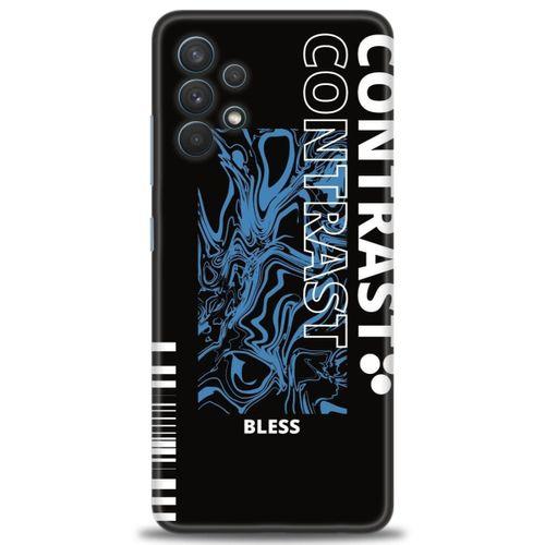 Samsung Galaxy A32 Kılıf HD Baskılı Kılıf - Contrast + Tam Ekran Koruyucu