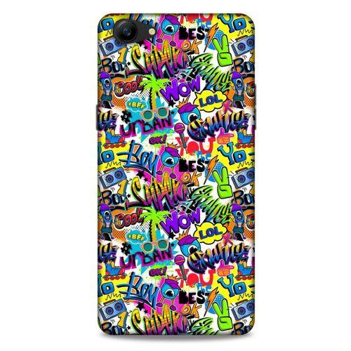 Graffitix (22) Desenli Silikon Kapak Oppo A79 Kılıf