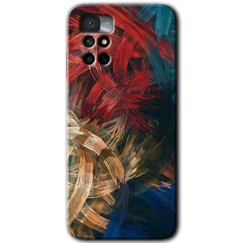 Redmi Note 11 4G Kılıf HD Desen Baskılı Arka Kapak - Karma Boyalar + Kırılmaz Cam