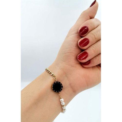 Monalisa Home 316 L Gold Renk Çelik Bileklik