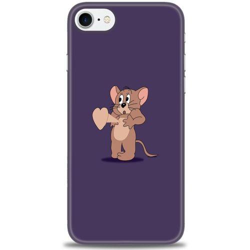 iPhone SE 2020 Kılıf HD Baskılı Kılıf - Aşık Jerry + Tam Ekran Koruyucu