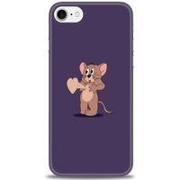 iPhone SE 2020 Kılıf HD Baskılı Kılıf - Aşık Jerry + Tam Ekran Koruyucu